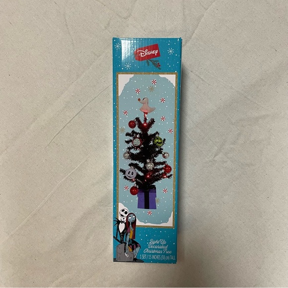 Disney Nightmare Before Christmas Tree Light Up Decorated with Movie Characters - Picture 2 of 6